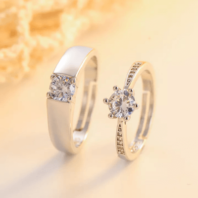 Bröllopsring set (2 st/set)