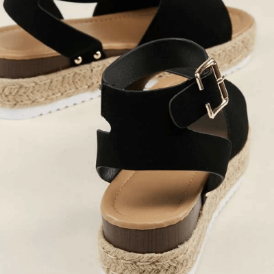 Sandaler för kvinnor under sommaren | Plattformssandal | Justerbar Rem