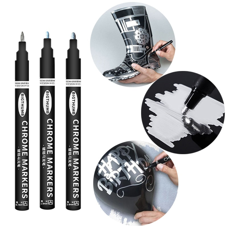 Flytande spegel Chrome Marker