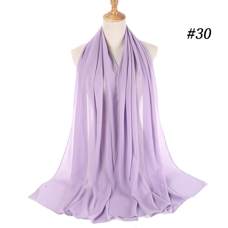 Chiffon Hijab pannband