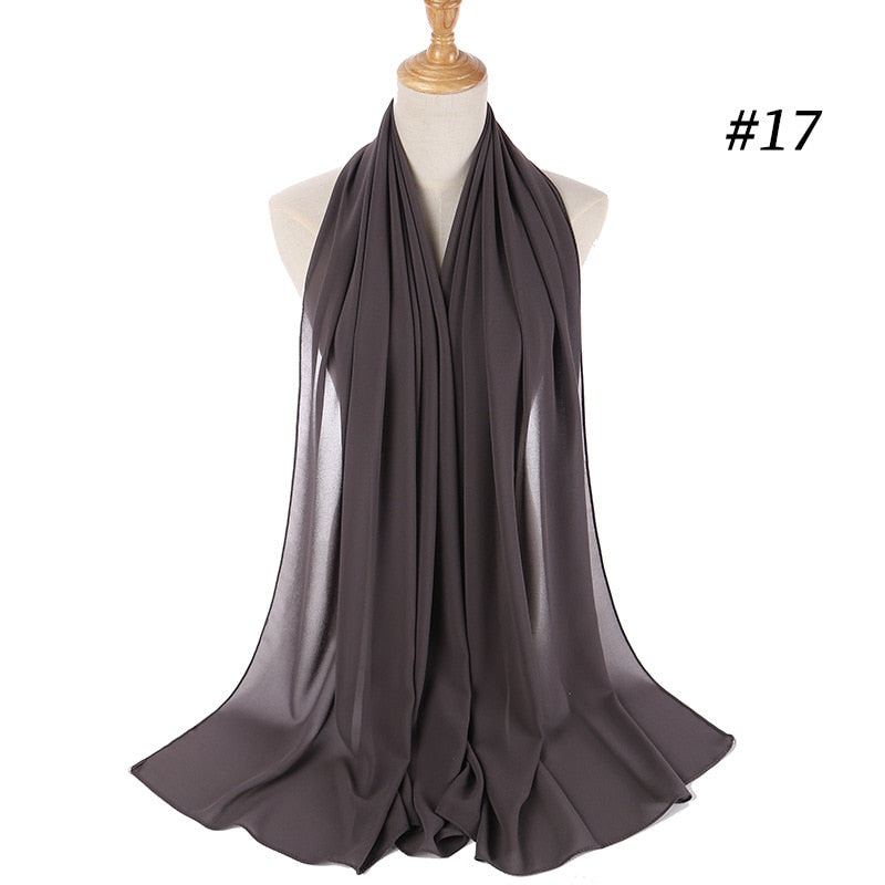 Chiffon Hijab pannband