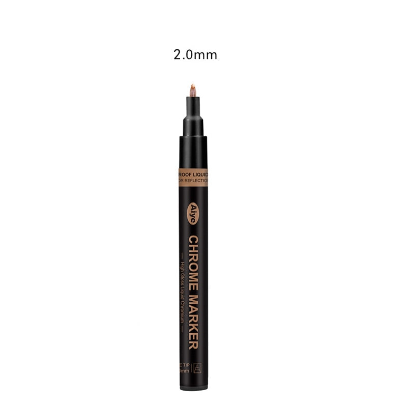 Flytande spegel Chrome Marker