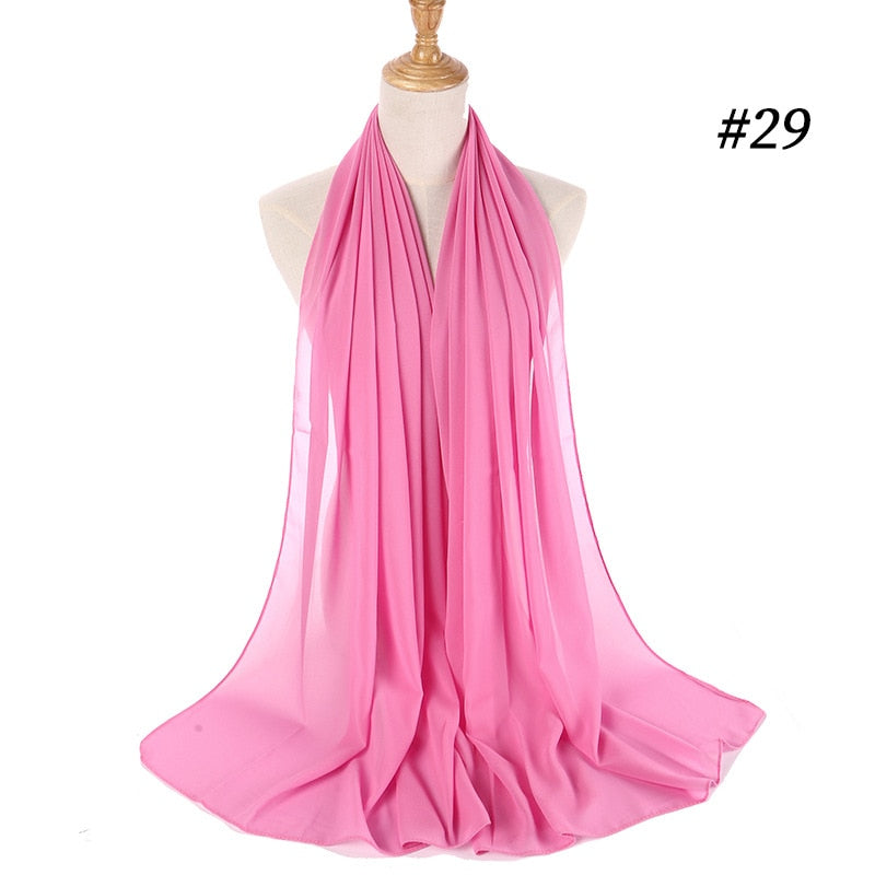 Chiffon Hijab pannband