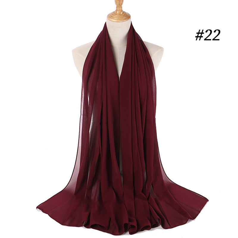 Chiffon Hijab pannband