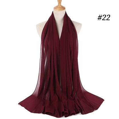 Chiffon Hijab pannband