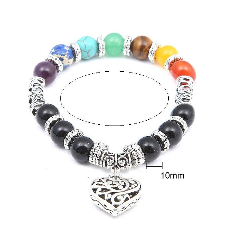 7 Chakra stenarmband