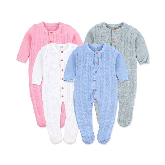 Stickad barn Romper