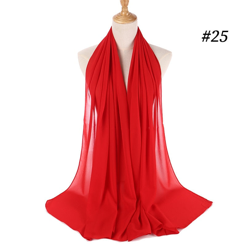 Chiffon Hijab pannband