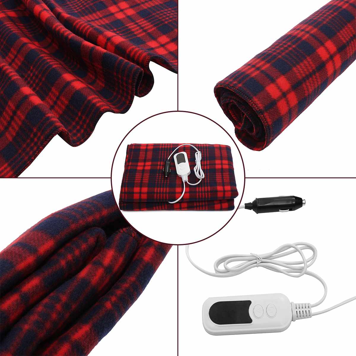 Elektrisk uppvärmning Snuggle-täcke