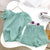 Set med casual skjorta och shorts för barn