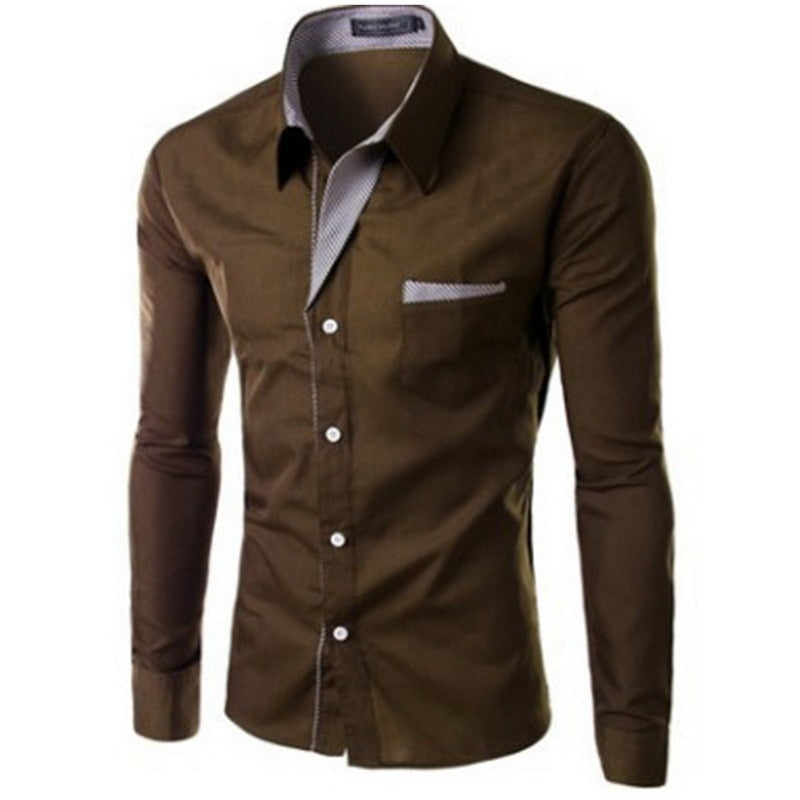 Slim Fit långärmat för män