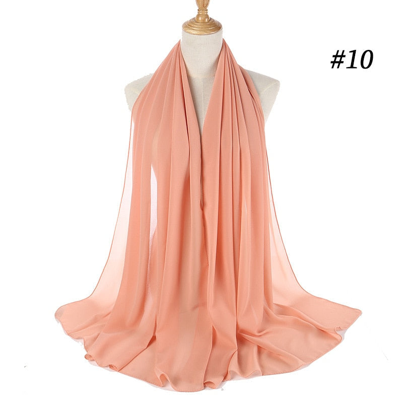 Chiffon Hijab pannband