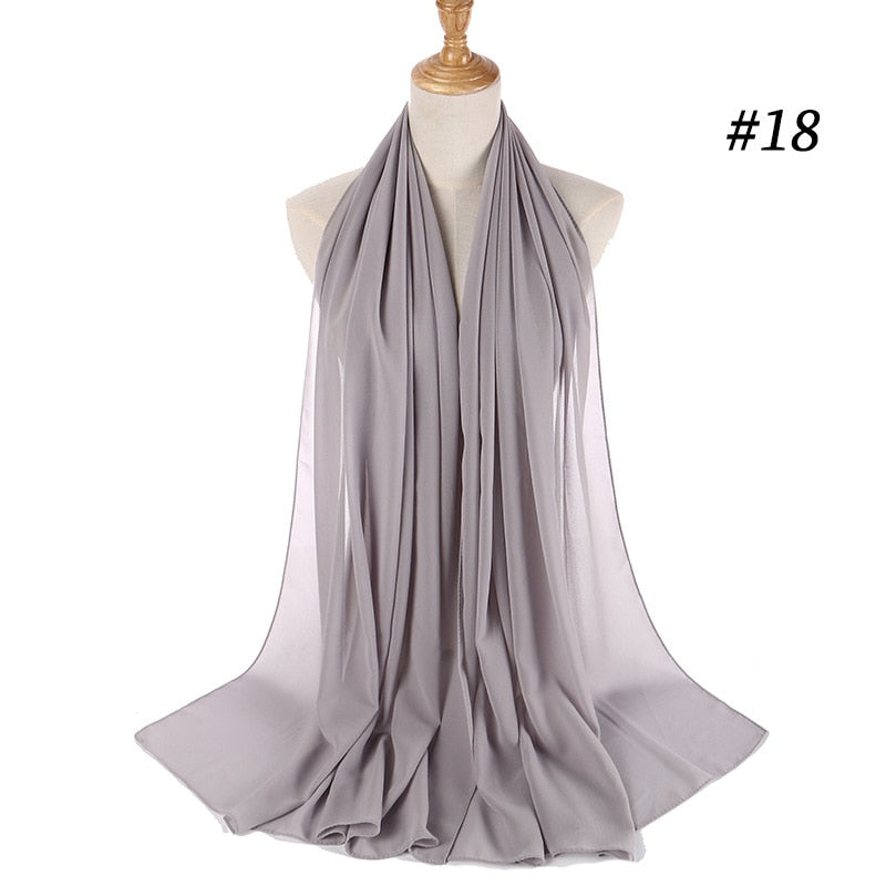 Chiffon Hijab pannband