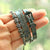 Titanium armband set