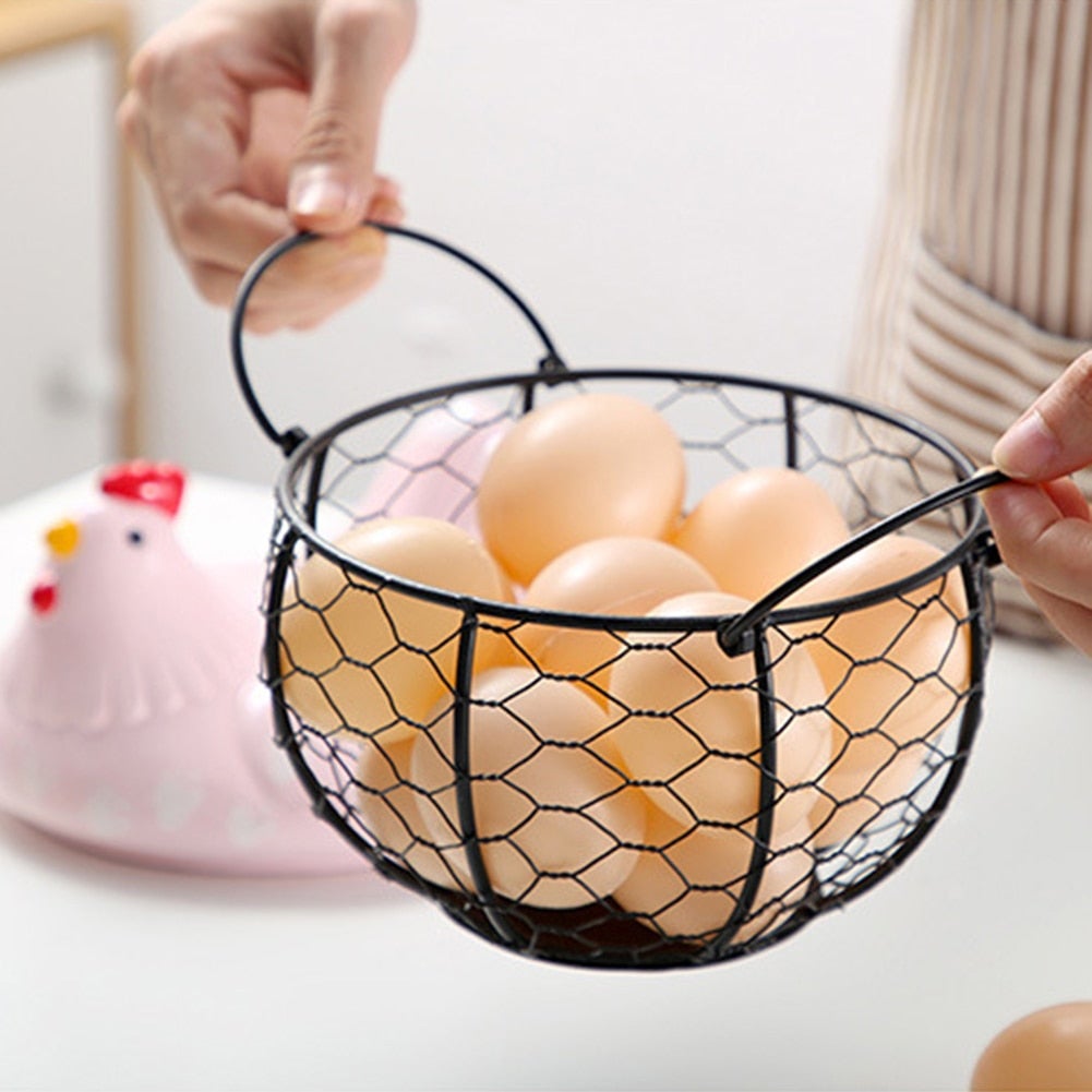 Keramisk ägg Förvaringskorg