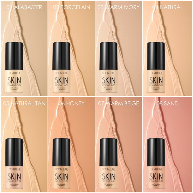 FOCALLURE | Base Face Flytande Foundation