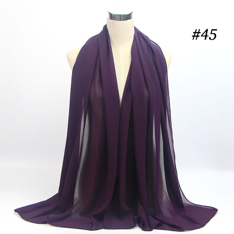 Chiffon Hijab pannband