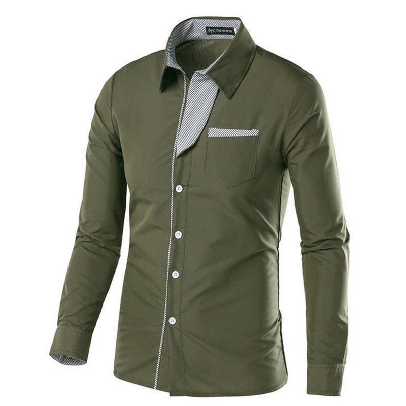 Slim Fit långärmat för män