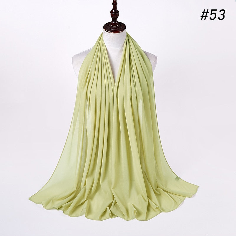 Chiffon Hijab pannband
