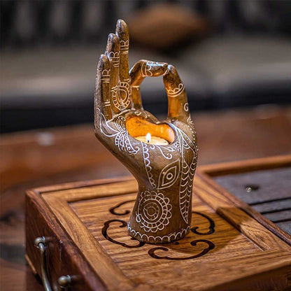 Buddha Hand Ljushållare