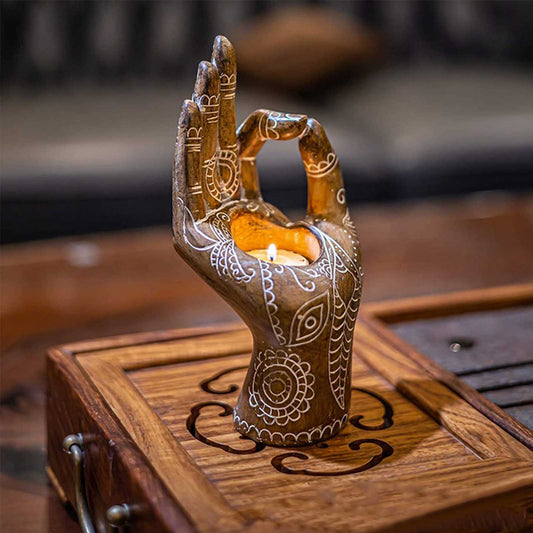 Buddha Hand Ljushållare