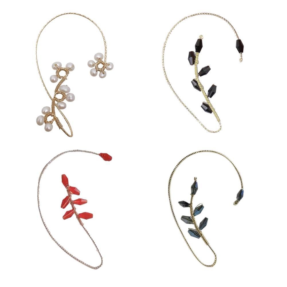 Flower Art klipp örhängen