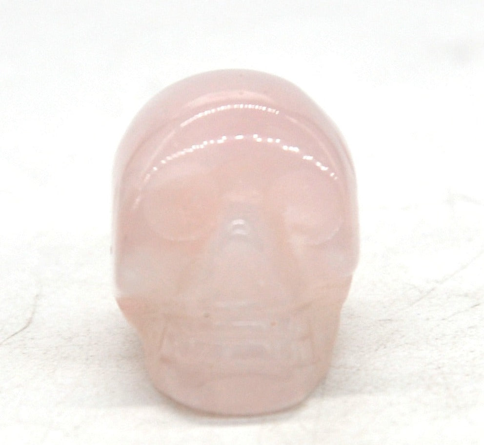 Naturlig dödskalle kristall sten