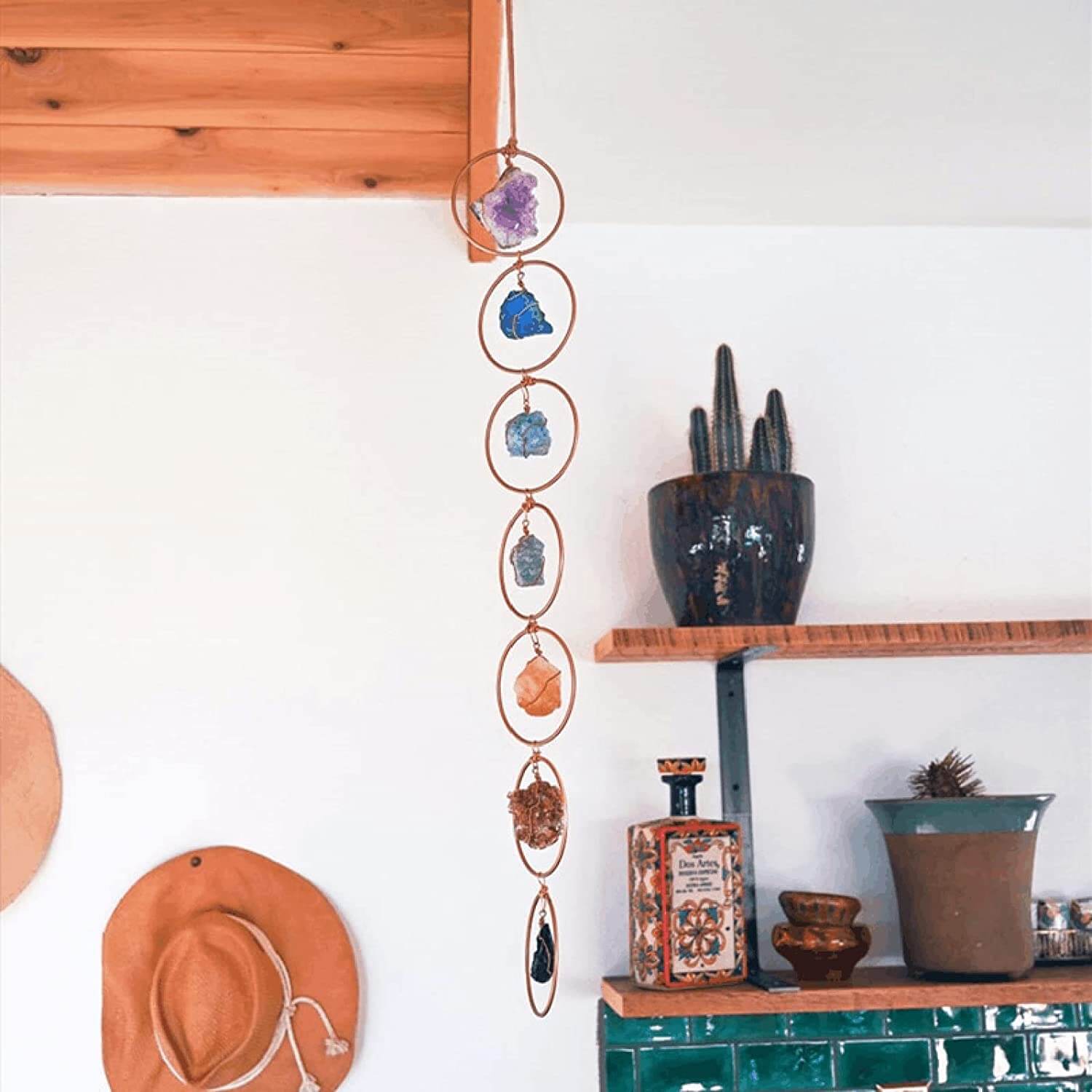 7 Chakra Ädelsten väggdekor