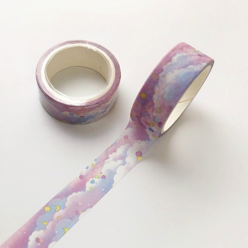 Kawaii dekorativ Washi Tape (uppsättning av 5)