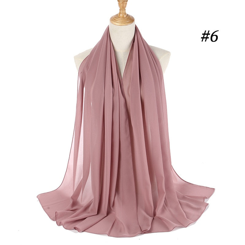 Chiffon Hijab pannband