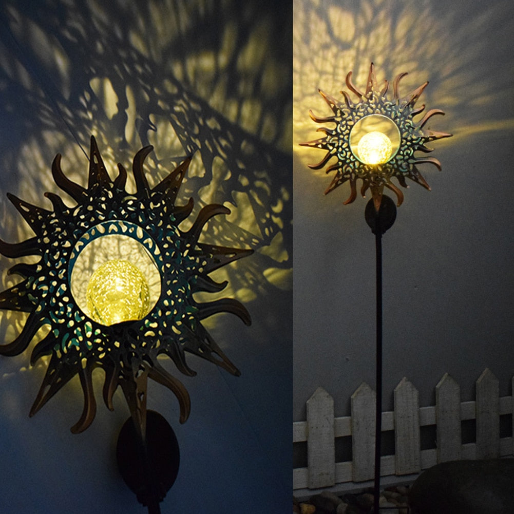 Retro utomhus trädgårdslampa
