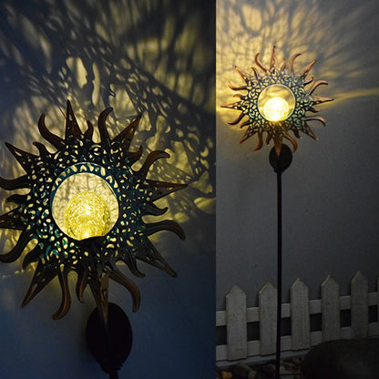 Retro utomhus trädgårdslampa