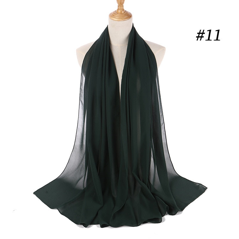 Chiffon Hijab pannband