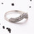 V-formad Sterling Silverring
