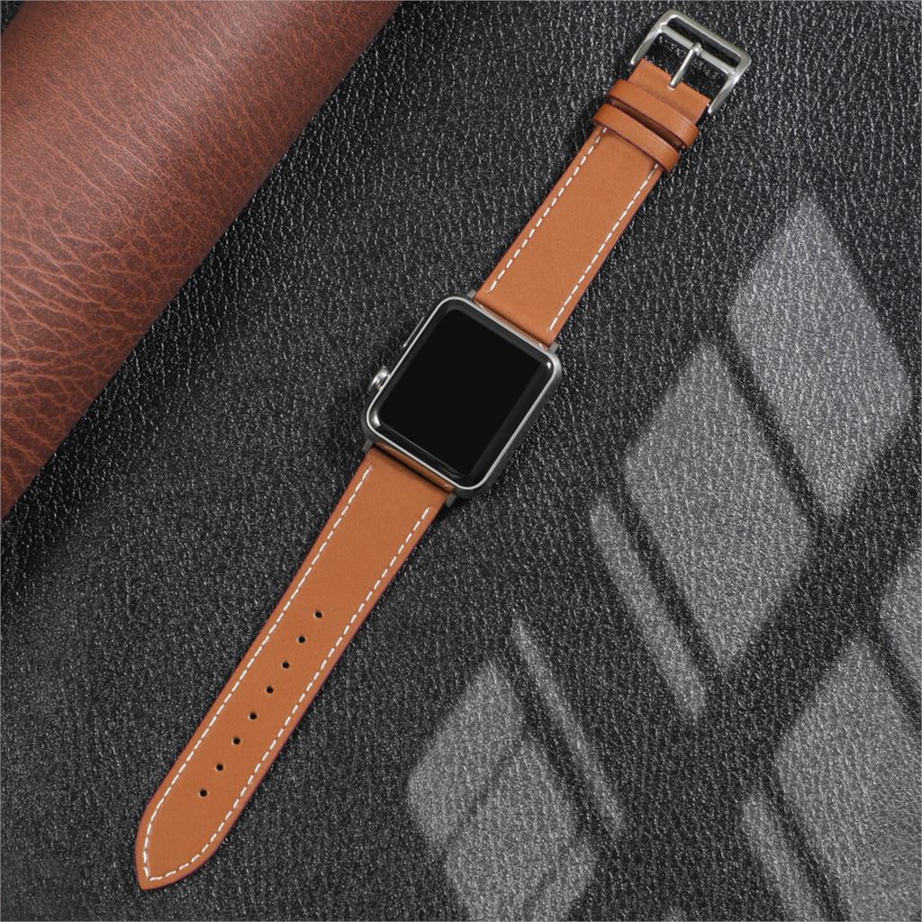 Apple watch syntetiskt läderrem