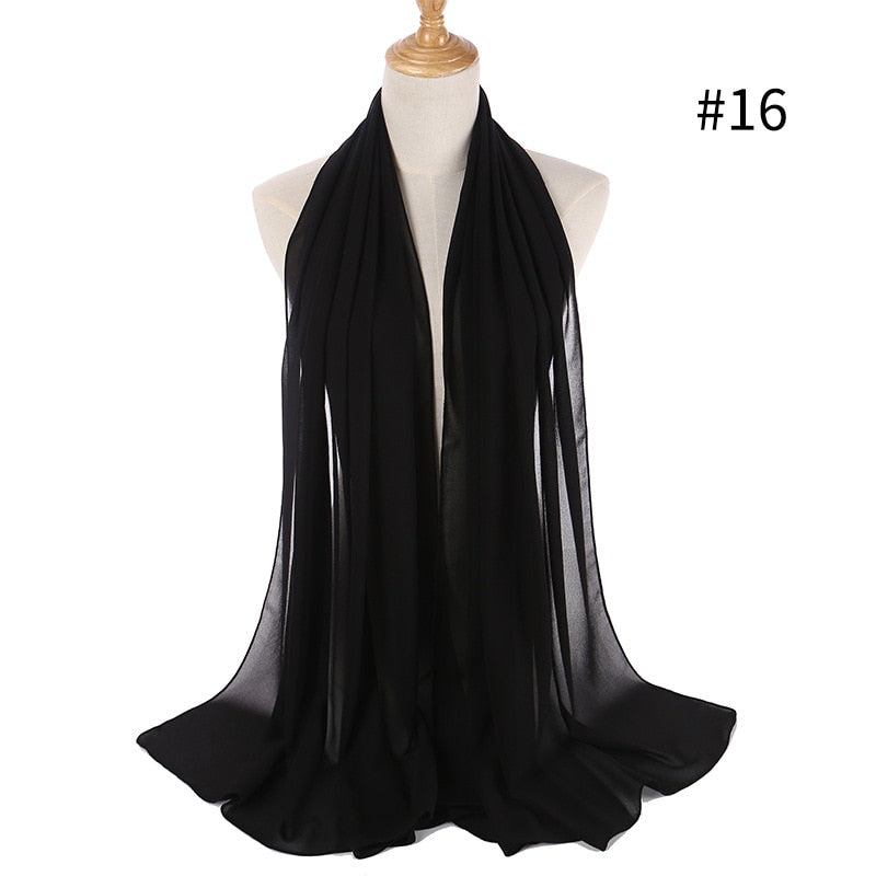 Chiffon Hijab pannband