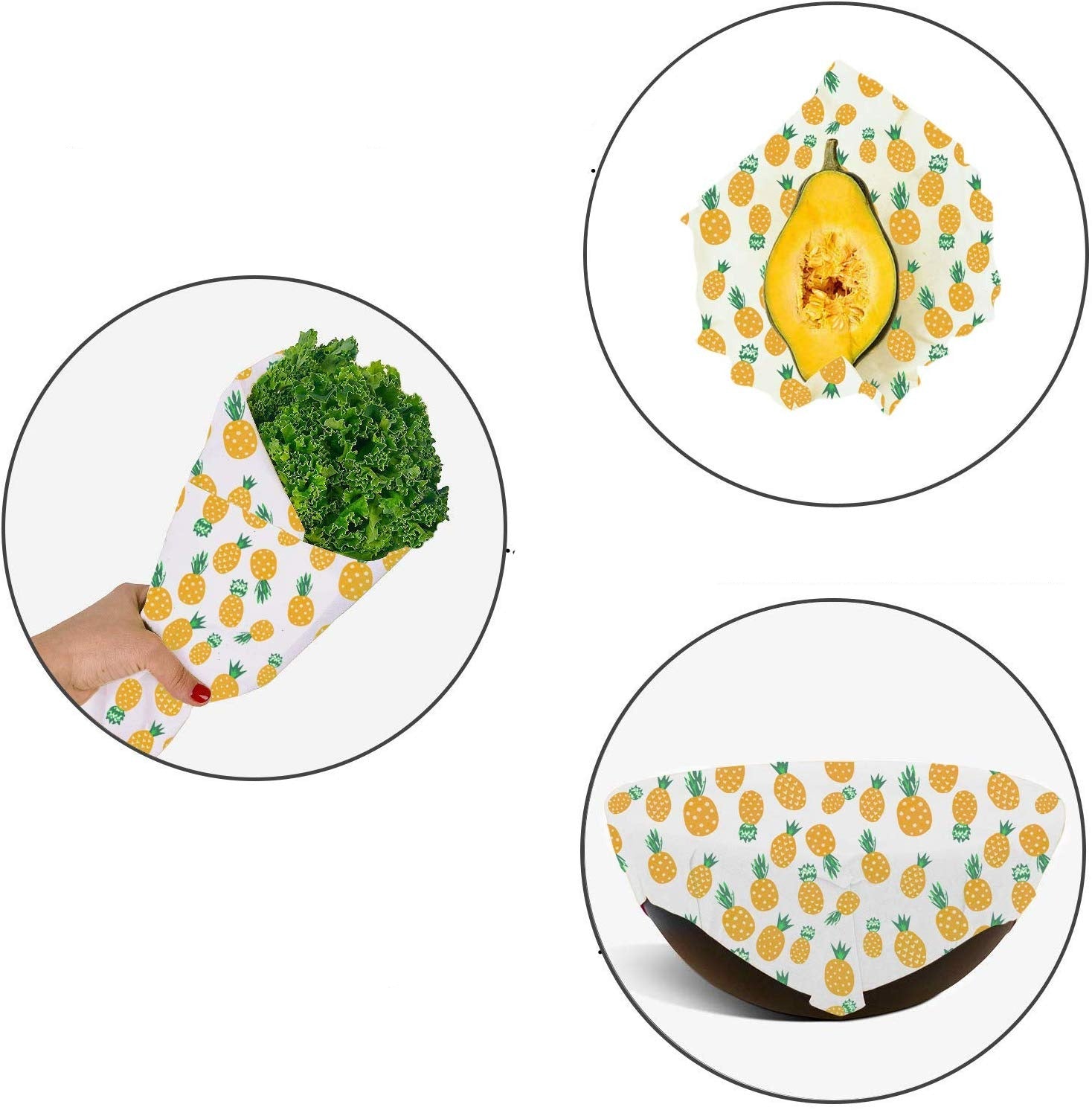 Bivaxmatförpackningar - set med 3 förpackningar