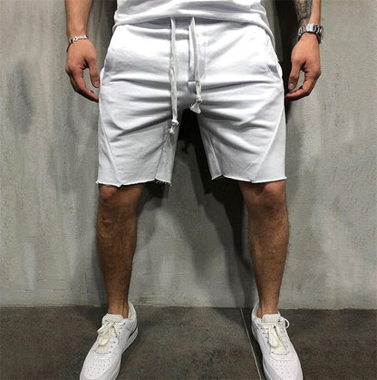Löst släta enfärgade shorts