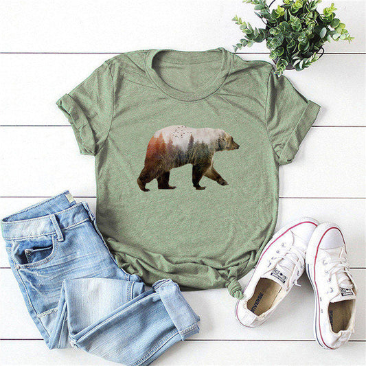 Kvinnor Björn Tee