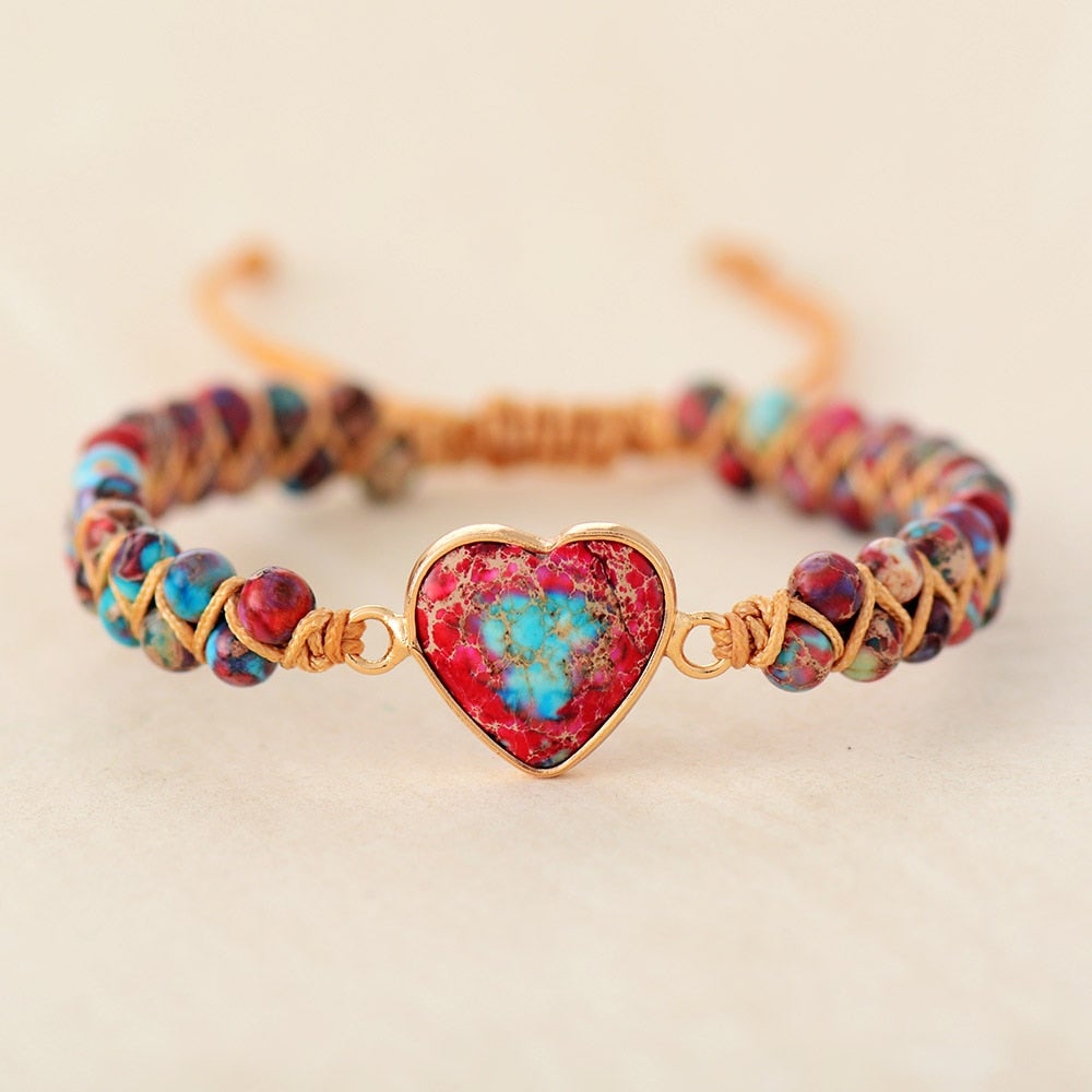 Passion Heart Flätad Armband