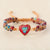 Passion Heart Flätad Armband