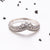 V-formad Sterling Silverring