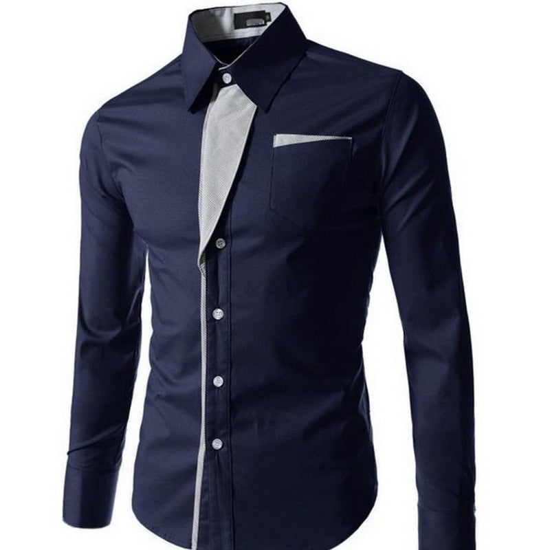 Slim Fit långärmat för män
