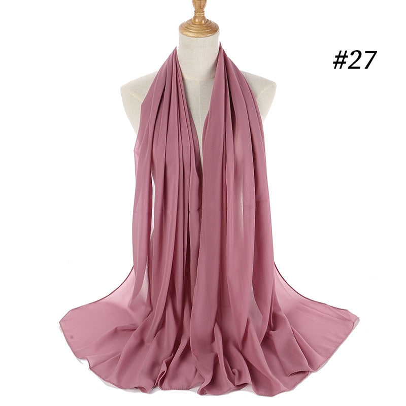 Chiffon Hijab pannband