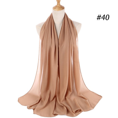 Chiffon Hijab pannband
