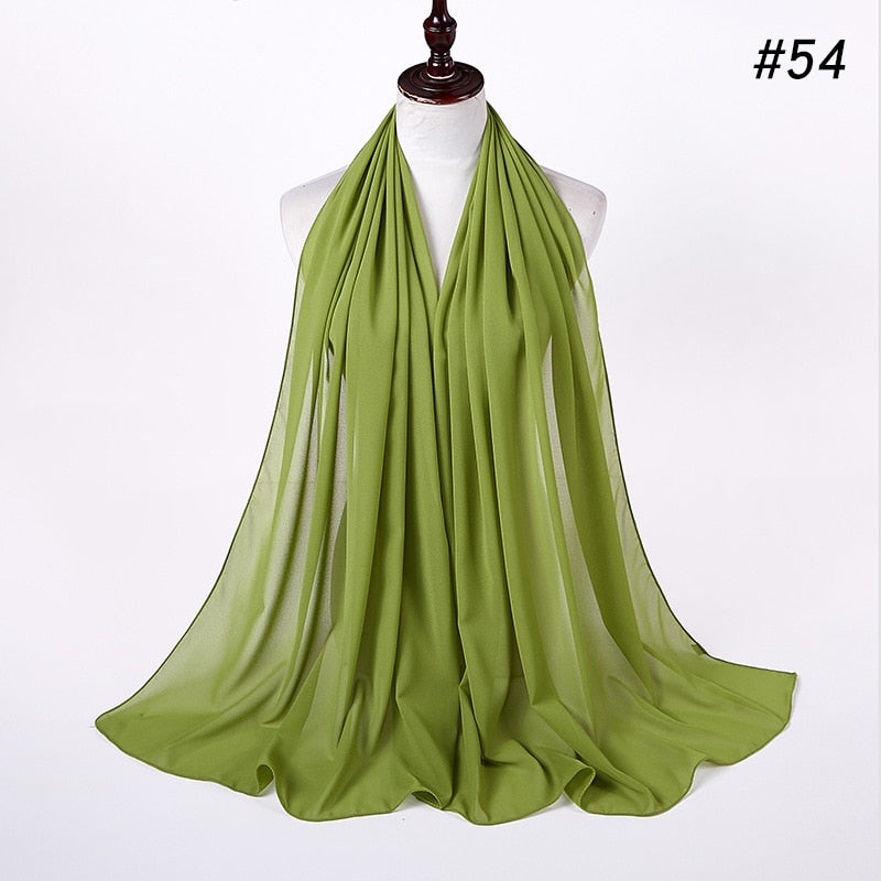 Chiffon Hijab pannband