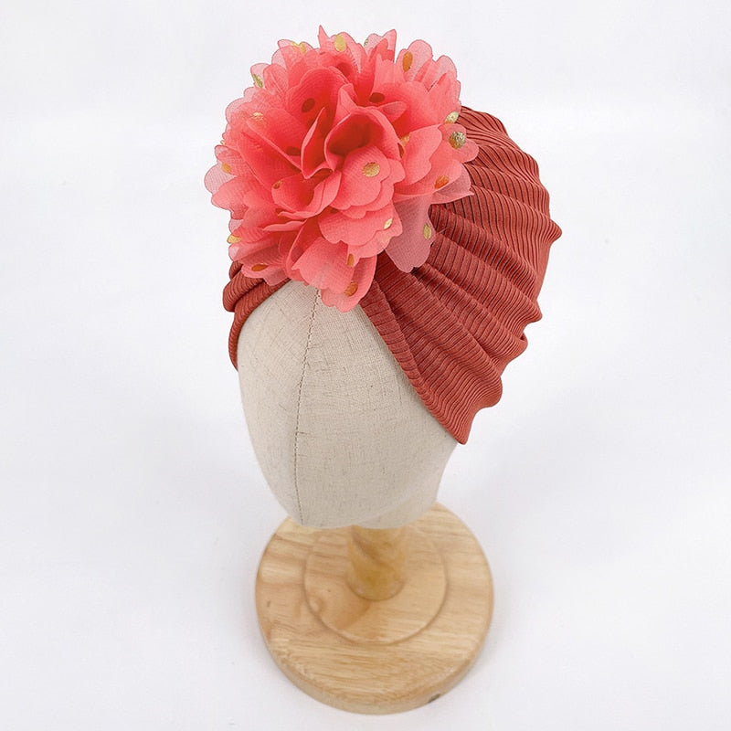 Rufsig topp baby turban hatt