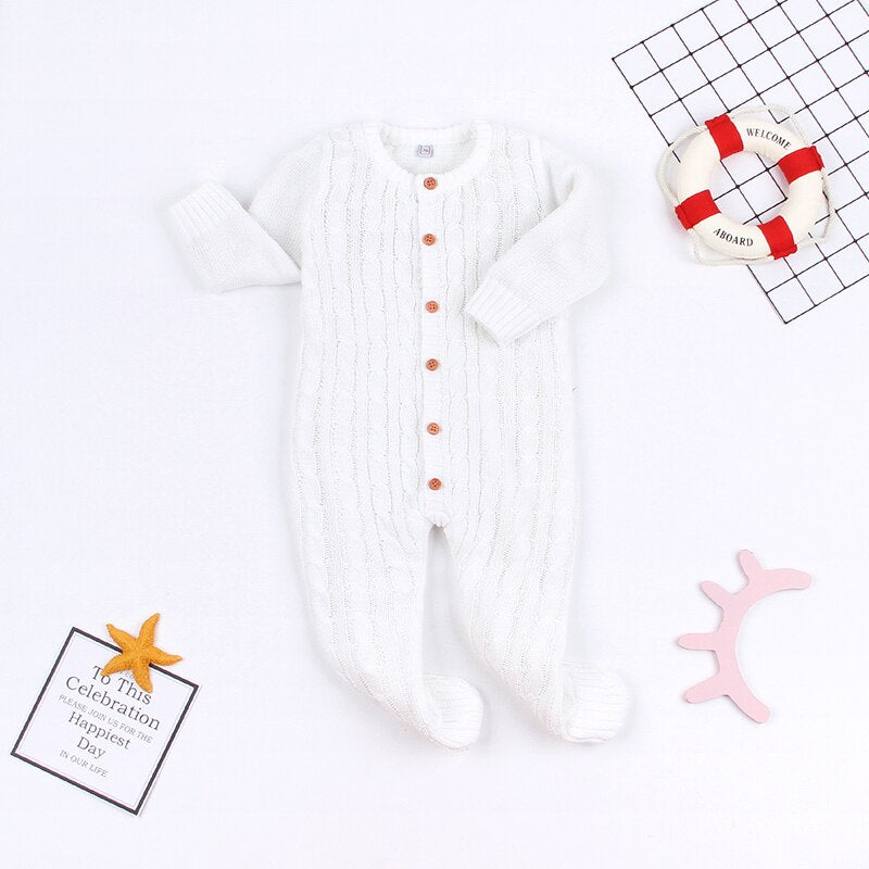 Stickad barn Romper