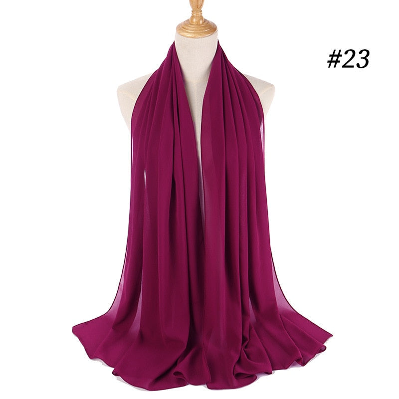 Chiffon Hijab pannband