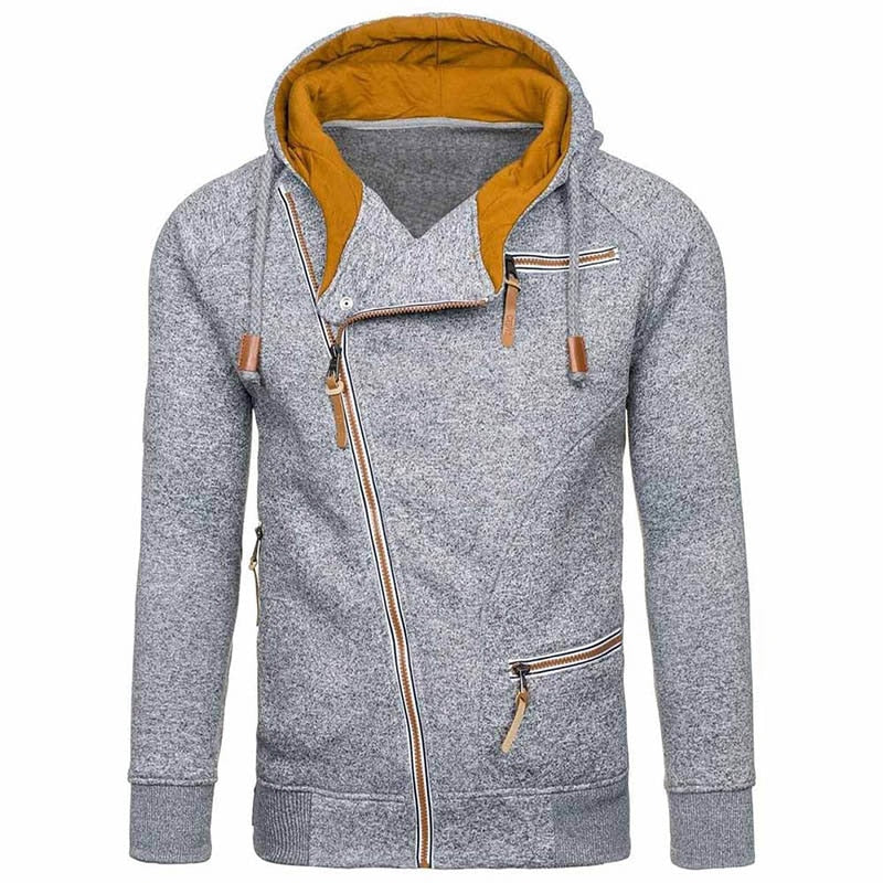 Casual Solid långärmade varma huvtröjor